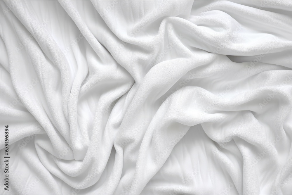 Fototapeta premium powder white velvet fabric with folds