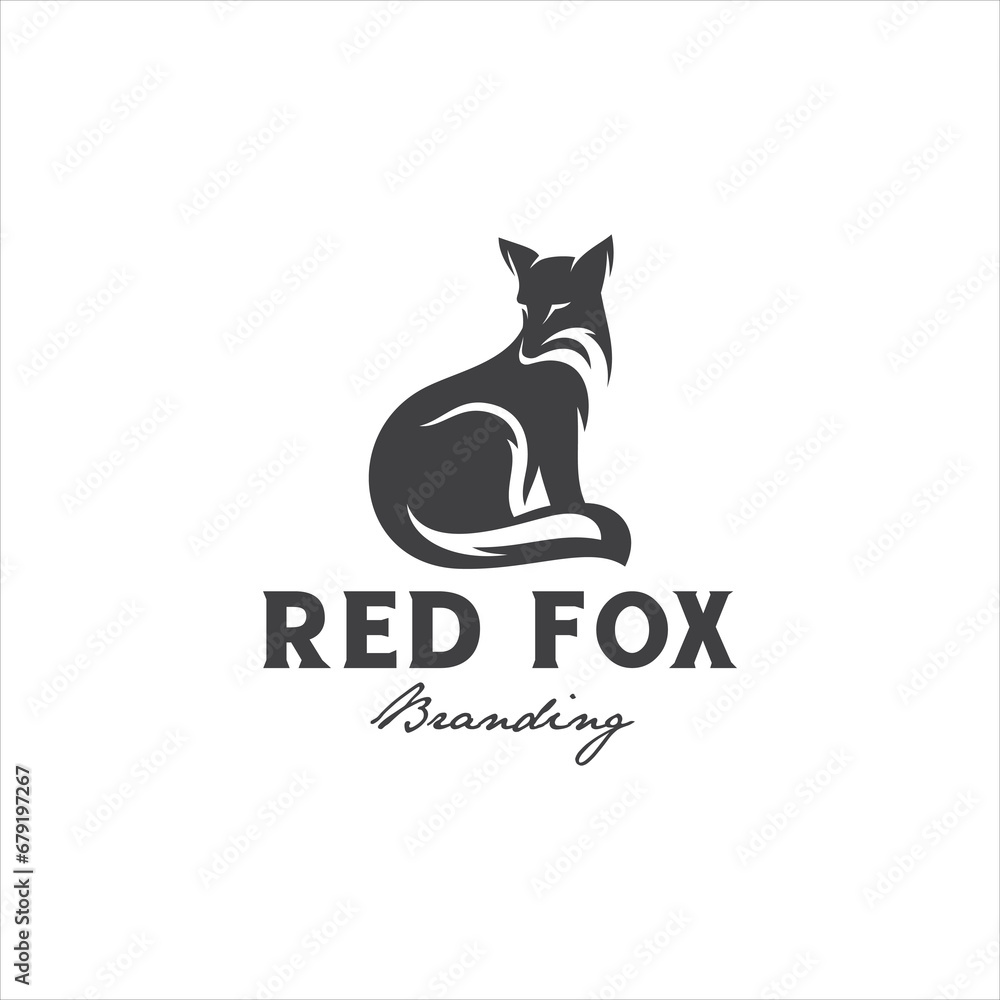 Fox Logo Design Vector Image Fox Logo Design Vector Image