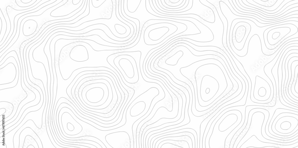 Seamless pattern wave lines Topographic map. Geographic mountain relief. Abstract lines background. Contour maps. Vector illustration, Topo contour map on white background, Topographic contour lines.