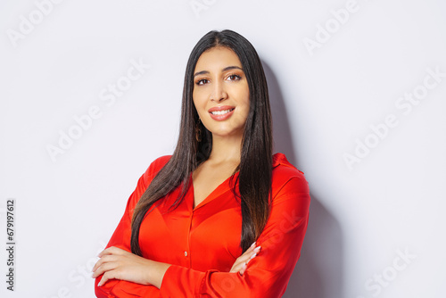  Portrait of beautyful and confident business woman photo