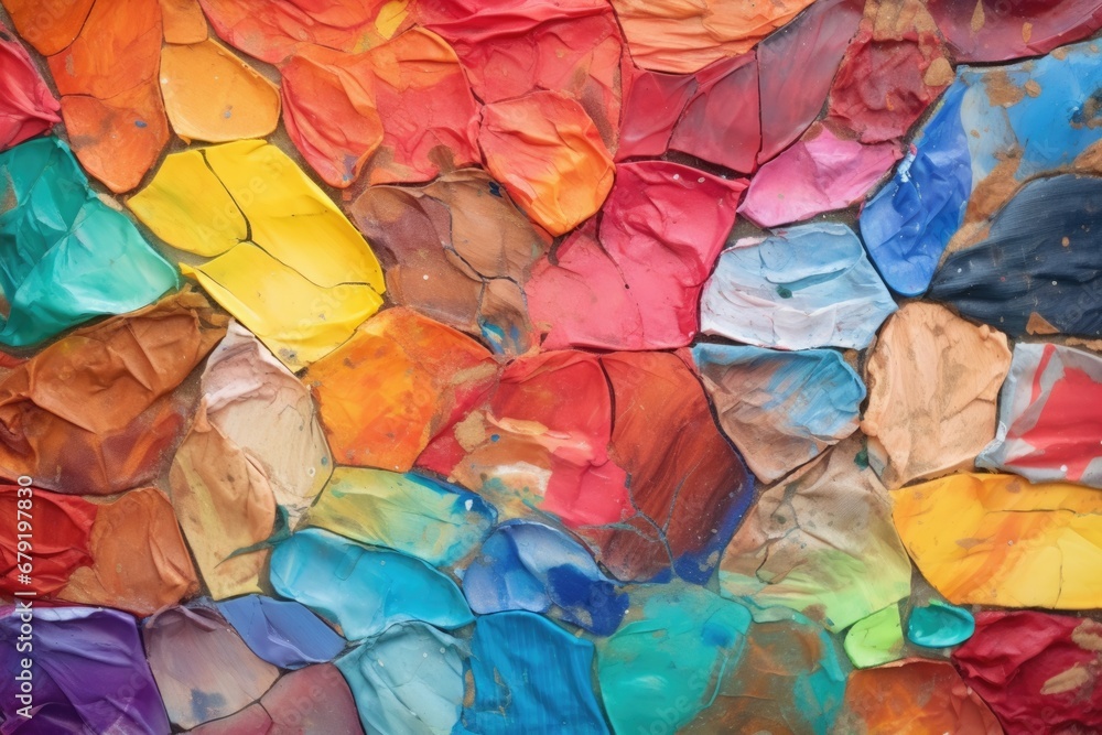 dried patches of vibrant watercolor paint dried patches of vibrant watercolor paint