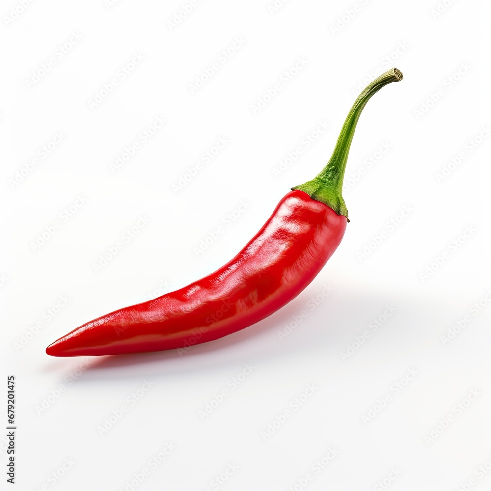 Hot Chili Pepper isolated on white background Hot Chili Pepper isolated on white background