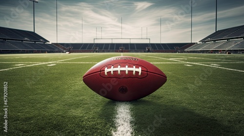 American Football Center of the ground, Football background