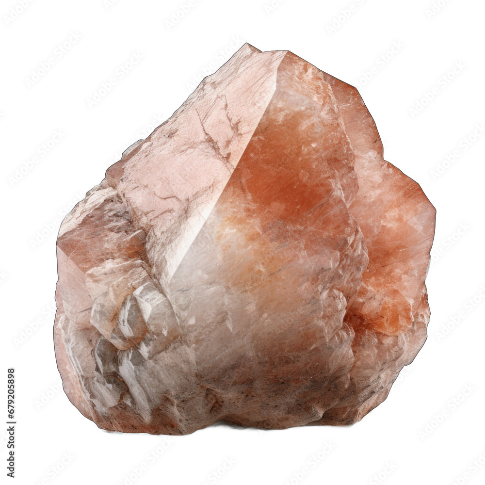 Sunstone rock isolated on transparent background Sunstone rock isolated on transparent background