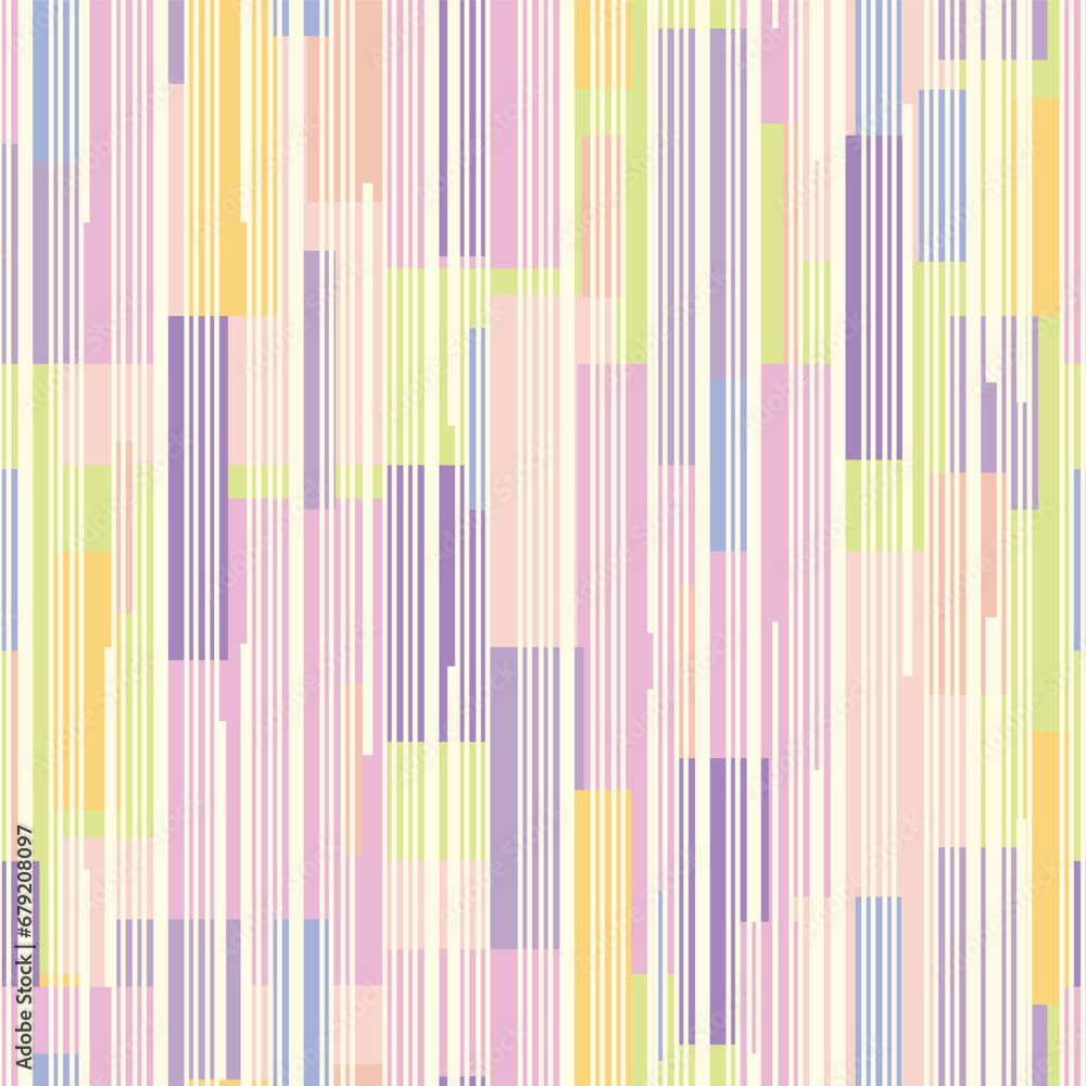 Groovy geometric print in bright colors. Abstract whimsical vertical lines and stripes vector seamless pattern. Colorful fashion print for fabric, package and any surface Groovy geometric print in bright colors. Abstract whimsical vertical lines and stripes vector seamless pattern. Colorful fashion print for fabric, package and any surface