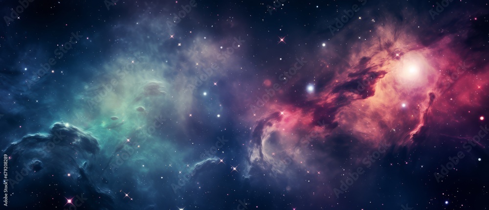 Galaxy background. Concept of space exploration