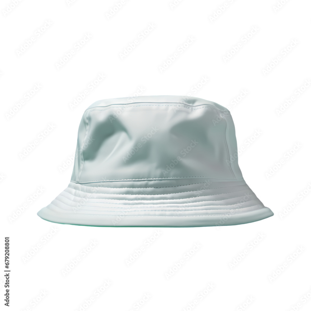 Bucket hat on transparent background, white background, isolated, icon material, vector illustration Bucket hat on transparent background, white background, isolated, icon material, vector illustration