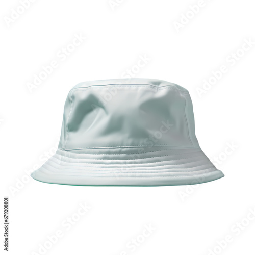 Bucket hat on transparent background, white background, isolated, icon material, vector illustration