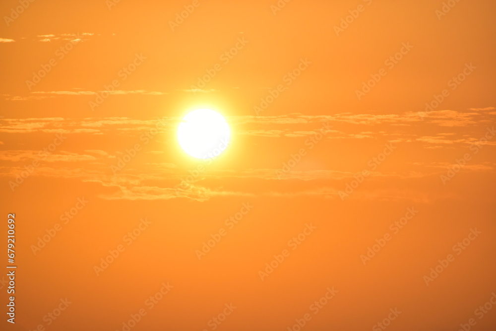 Obraz premium 高谷山 高谷山霧の海展望台 広島 日の出 雲海