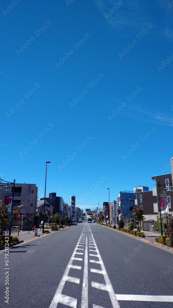 Naklejka premium traffic in the city