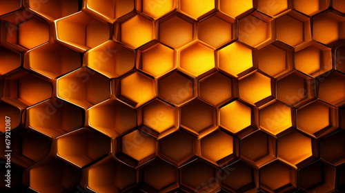 Honeycomb pattern background image. © Gun