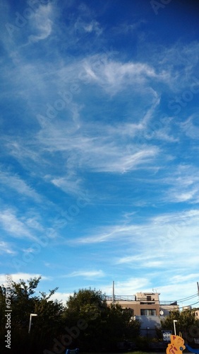 clouds over the city