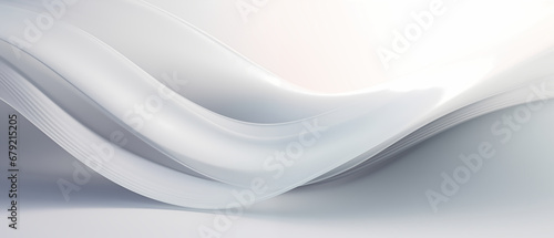 Luxury waves white shine abstract background.
