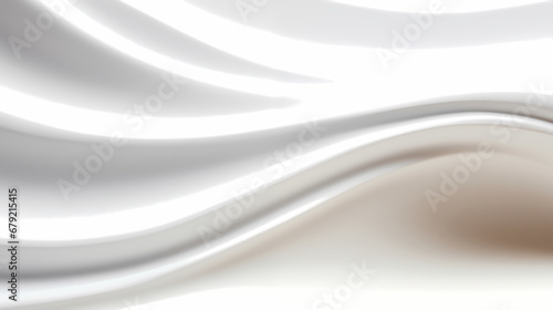 Luxury waves white shine abstract background. © Mr.PJ