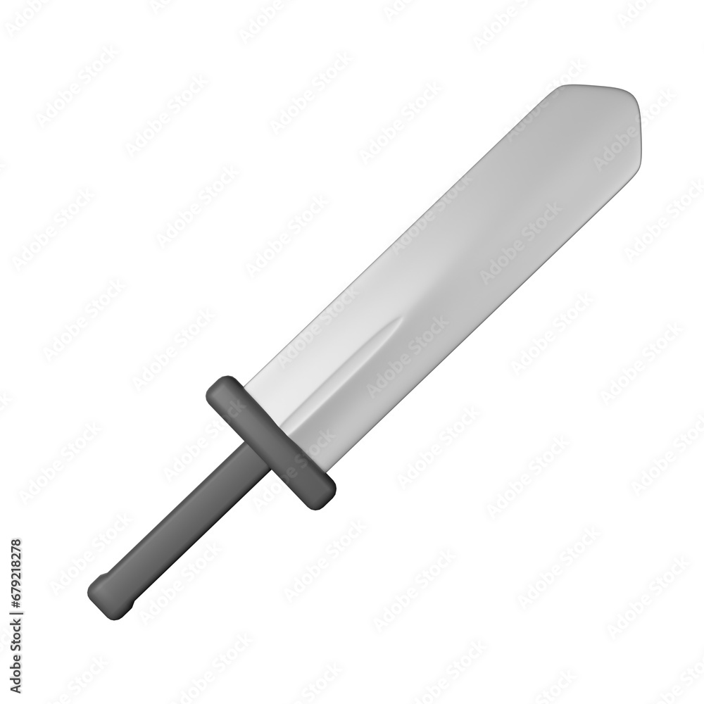 Swords 3D Icon Illustration Swords 3D Icon Illustration