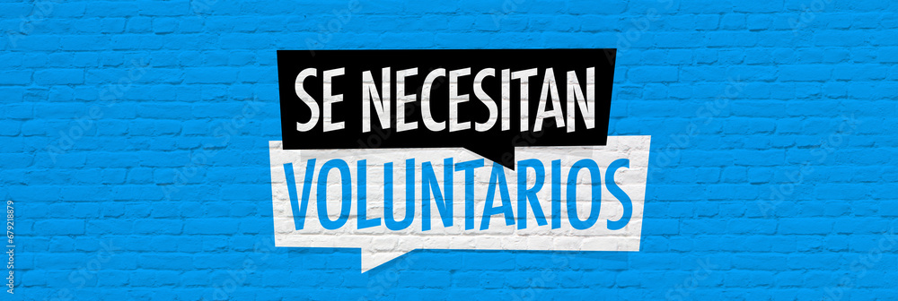 Se necesitan voluntarios Se necesitan voluntarios