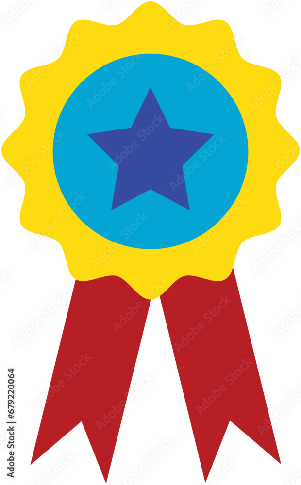 Excellent badge award illustrative vector Excellent badge award illustrative vector