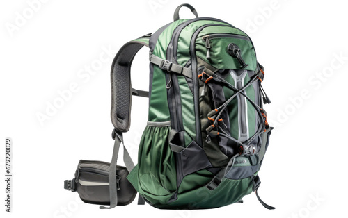 Fabulous Mountain Biking Backpack Isolated on Transparent Background PNG.