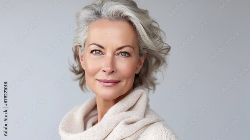 Charming and confident gorgeous senior woman, close up shot, eldery with wellness and healthy lifestyle concept. Charming and confident gorgeous senior woman, close up shot, eldery with wellness and healthy lifestyle concept.