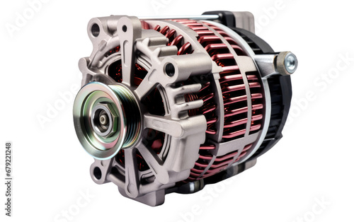 Massive Beauty Alternator Isolated on Transparent Background PNG.