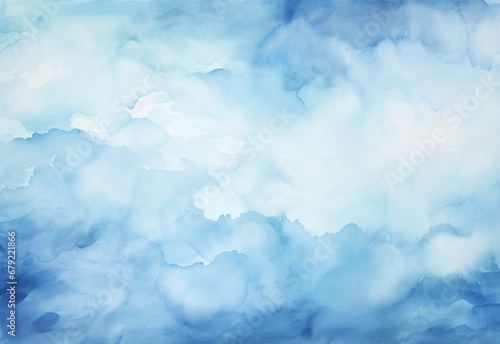 blue sky background generating by AI technology