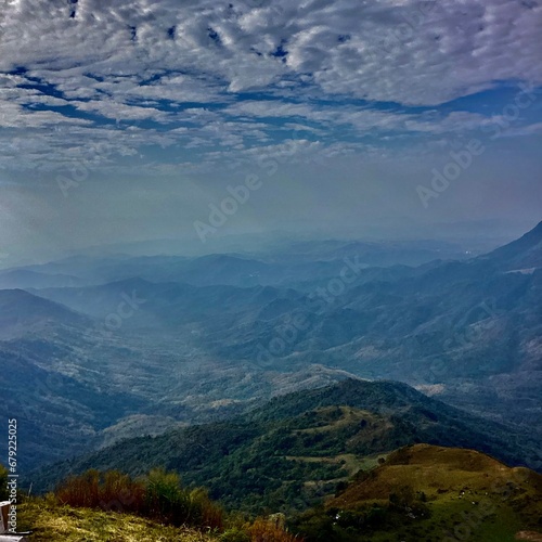 landscape with blue sky © จริยา เด่นชัย