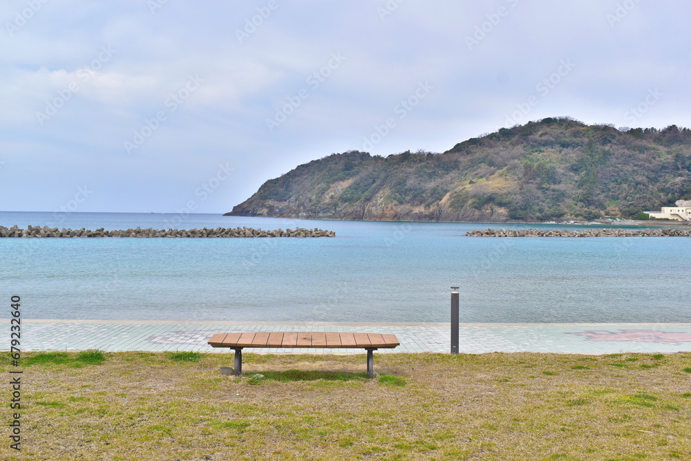 島根　海　野波海浜公園　公園　海浜公園