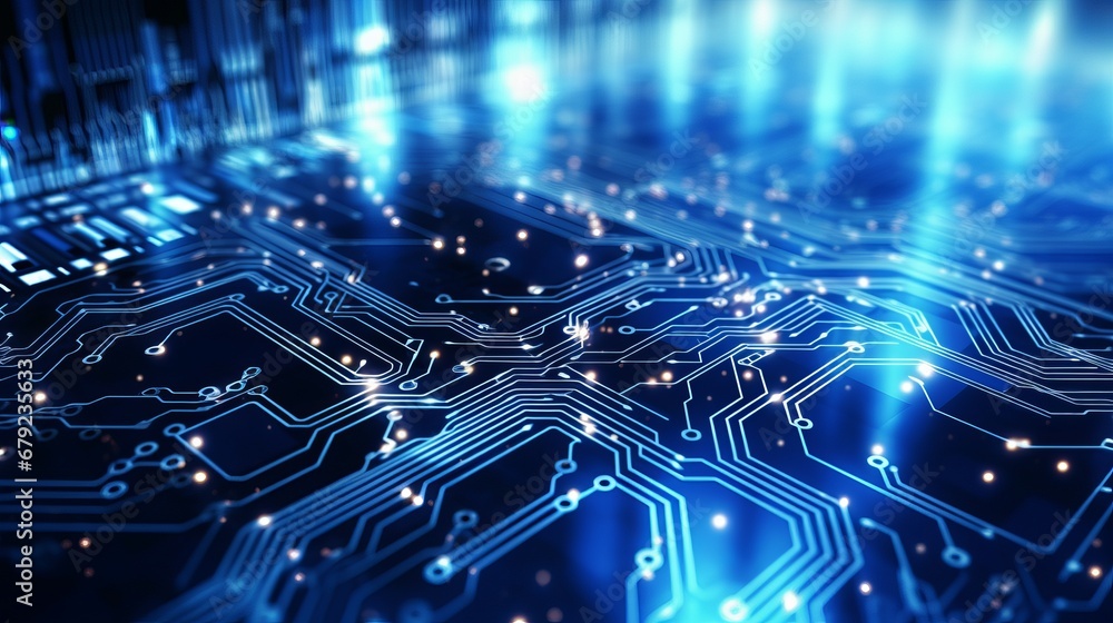 Cybernetic circuit background Cybernetic circuit background