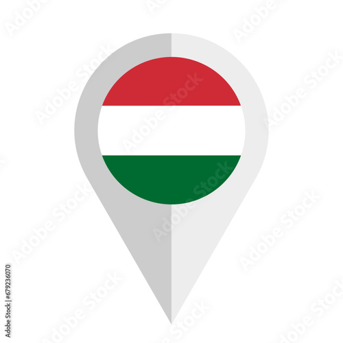 Hungary flag map pin icon Hungarian pointer badge pinpoint vector svg Free Download Hungary flag map pin icon Hungarian pointer badge pinpoint vector svg - GFXLoad