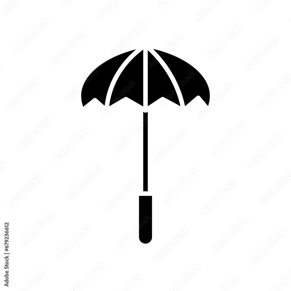 Obraz premium umbrella glyph icon