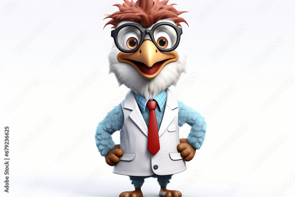 doctor bird cartoon character