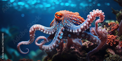 Octopus is a wandering spirit, exploring the watery expanse