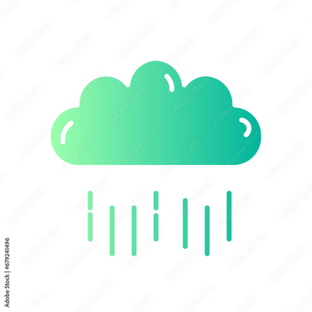 rain gradient icon rain gradient icon