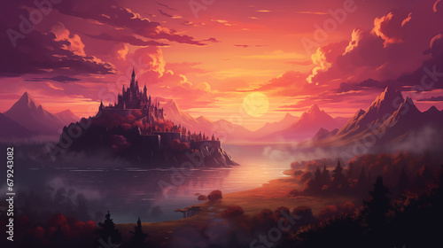 Dream Landscape Illustration