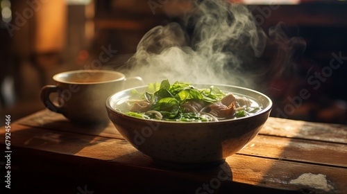 A Steaming Bowl of Vietnamese Pho