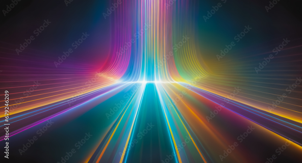 Light Speed Geometric Abstract Technology Background Light Speed Geometric Abstract Technology Background