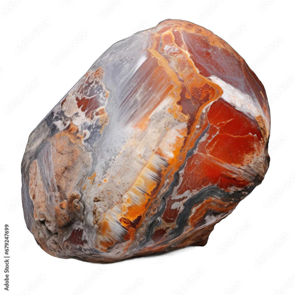 Jasper boulder isolated on transparent background Jasper boulder isolated on transparent background