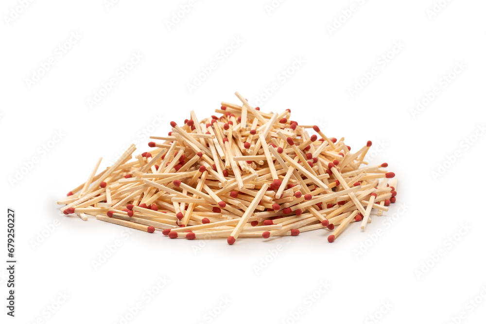 New matchsticks isolated on a background. New matchsticks isolated on a background.