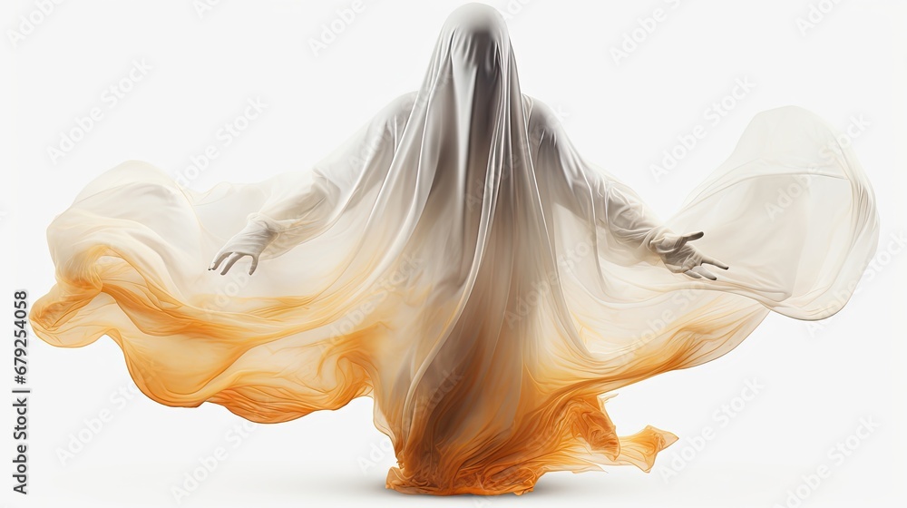 Halloween Ghost on Transparent Background Halloween Ghost on Transparent Background