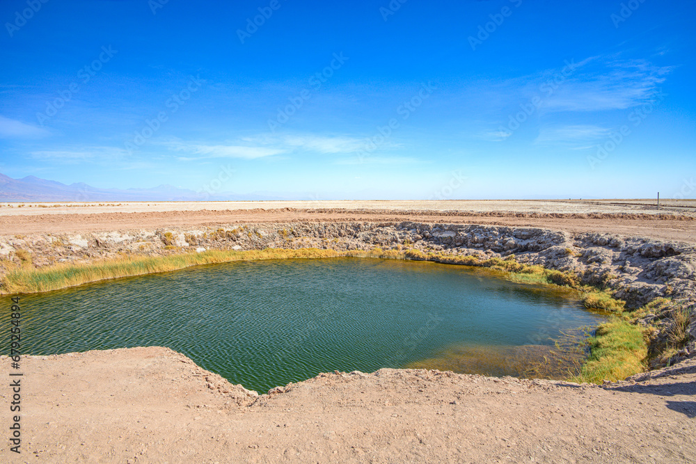 Olhos de Salar (Ojos Del Salar) no Deserto do Atacama. Olhos de Salar (Ojos Del Salar) no Deserto do Atacama.