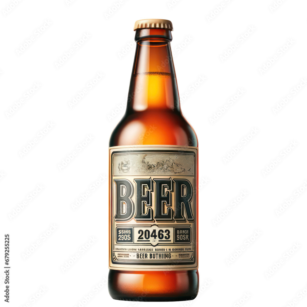 Beer bottle isolated on white transparent background, png, Beer bottle isolated on white transparent background, png,