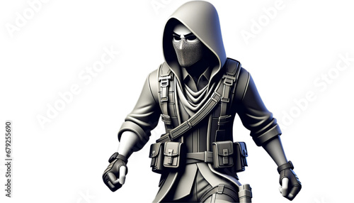 Stealthy Assassin: Lethal Killer in the Shadows - Silent, Dangerous, Deadly Ninja for Hire photo