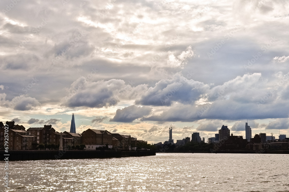 view of the London from the thames