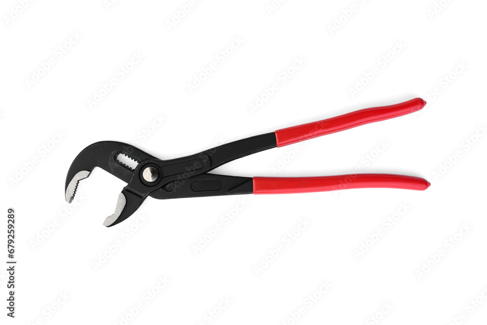 Construction adjustable tongs on white background. Construction adjustable tongs on white background.