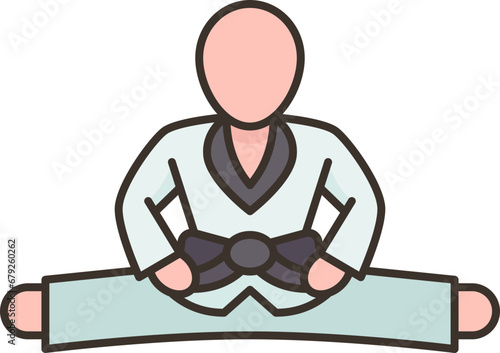 stretching  icon