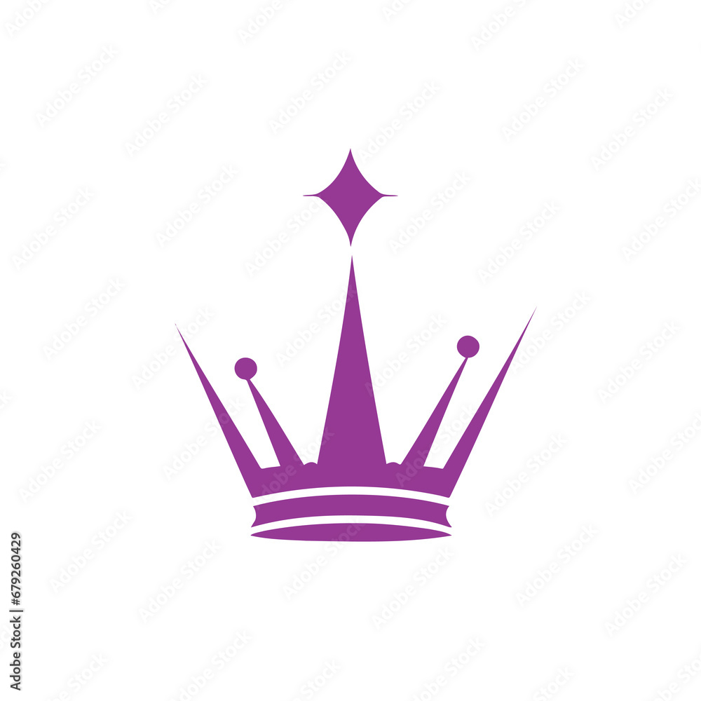crown icon on white background crown icon on white background