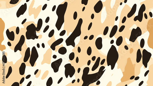 Sauberes, nahtloses Kuhflecken-Muster, seemless pattern