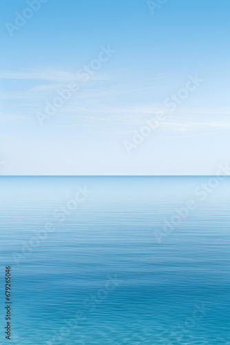 The Minimalist Ocean Horizon Divided
