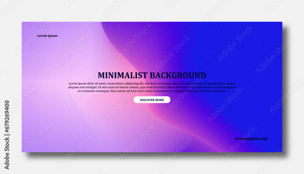 Modern trendy grainy gradient background, colorful abstract gradient.Soft gradient backdrop with place for text. Futuristic design for banner, poster, cover, flyer, presentation, landing page