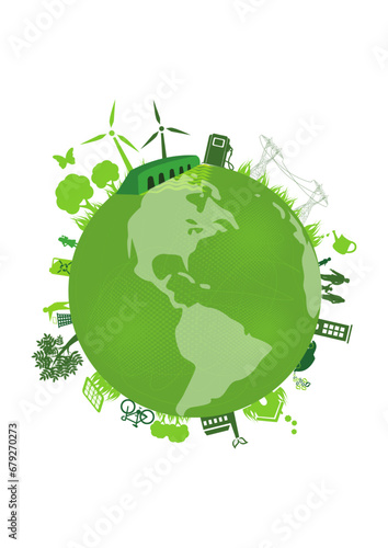 descargar vectores de Planeta Ecológico